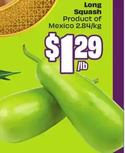 FreshCo Long Squash Product of Mexico 2.84/kg - Ramadan offer