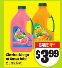 FreshCo Sherbon Mango or Guava Juice 2L - Ramadan offer