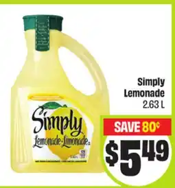 FreshCo Simply Lemonade offer