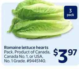 Walmart Romaine lettuce hearts offer