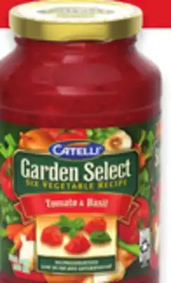 Walmart Catelli Garden Select pasta sauce offer