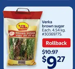 Walmart Verka brown sugar offer