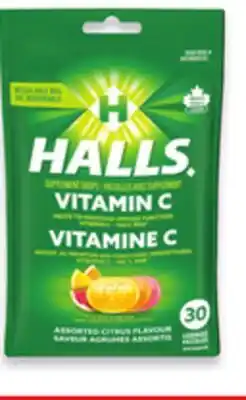 Walmart Halls lozenges offer