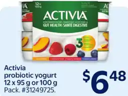 Walmart Activia probiotic yogurt offer