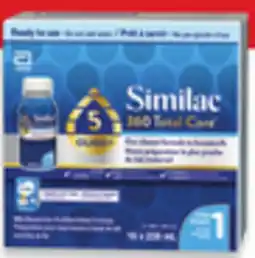 Walmart Similac 360 Total Care ready to feed Step 1 infant formula offer