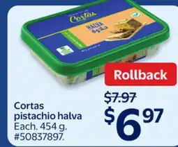 Walmart Cortas pistachio halva offer