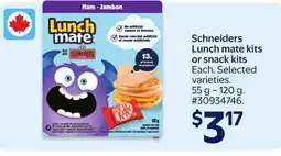 Walmart Schneiders Lunch mate kits offer