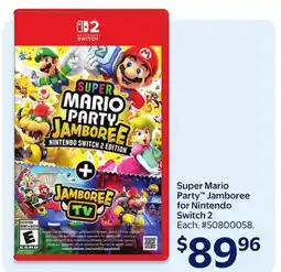 Walmart Super Mario Party Jamboree for Nintendo Switch 2 offer