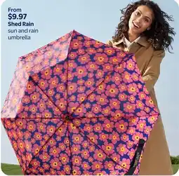 Walmart Shed Rain sun and rain umbrella offer