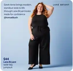 Walmart Lane Bryant wide-leg jumpsuit offer