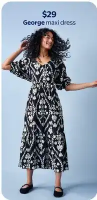 Walmart George maxi dress offer