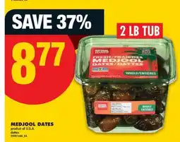 No Frills MEDJOOL DATES, 2 LB TUB offer