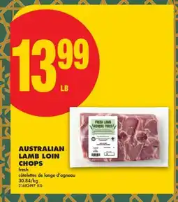 No Frills AUSTRALIAN LAMB LOIN CHOPS offer