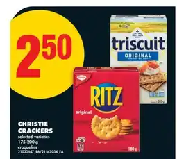 No Frills CHRISTIE CRACKERS offer
