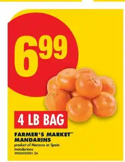 No Frills FARMER'S MARKET MANDARINS, 4 LB BAG offer