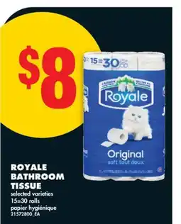 No Frills ROYALE BATHROOM TISSUE, 15 = 30 rolls offer