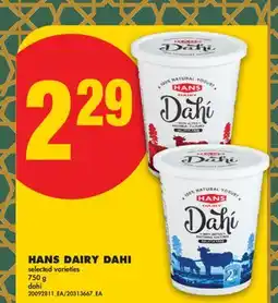 No Frills HANS DAIRY DAHI offer