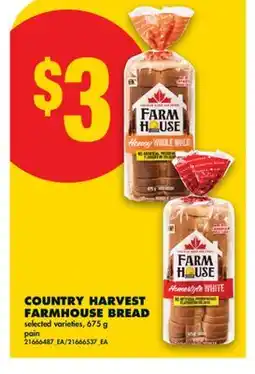 No Frills COUNTRY HARVEST FARMHOUSE BREAD offer