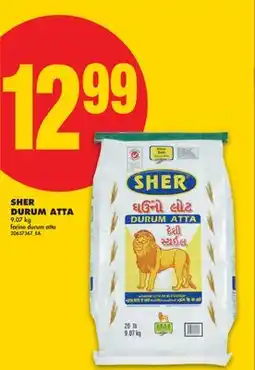 No Frills SHER DURUM ATTA offer