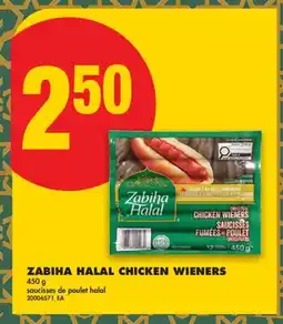 No Frills ZABIHA HALAL CHICKEN WIENERS offer