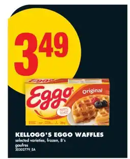 No Frills KELLOGG'S EGGO WAFFLES, 8's offer