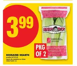 No Frills ROMAINE HEARTS, PKG OF 2 offer