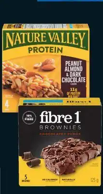 No Frills FIBRE 1 BARS, 125 g or NATURE VALLEY GRANOLA BARS, PROTEIN BARS or BISCUITS offer