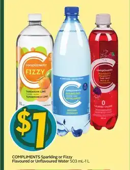 Sobeys Sparkling or Fizzy Flavoured or Unflavoured Water offer