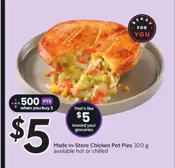 Sobeys In-Store Chicken Pot Pies offer