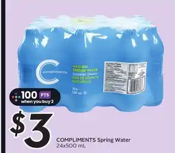 Sobeys Spring Water offer