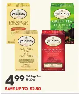 Longo's Twinings Tea offer