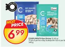 Sobeys COMPLIMENTS Raw Shrimp offer