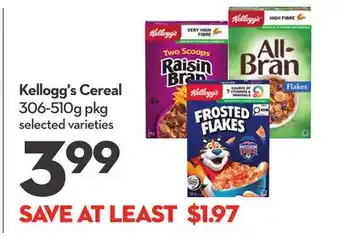 Longo's Kellogg's Cereal offer