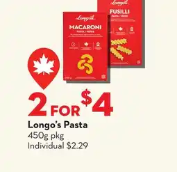Longo's Longo's Pasta offer
