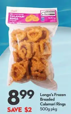 Longo's Longo's Frozen Breaded Calamari Rings offer