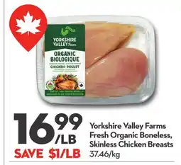 Longo's Fresh Organic Boneless, Skinless Chicken Breasts offer