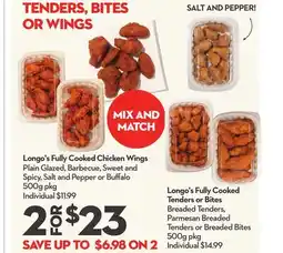 Longo's Longo's Fully Cooked Chicken Wings offer
