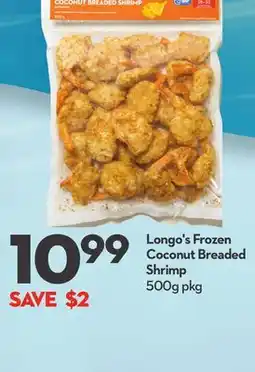 Longo's Frozen Coconut Breaded Shrimp offer