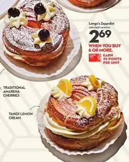 Longo's Zeppolini offer