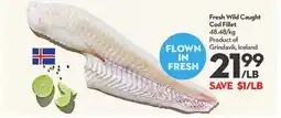 Longo's Fresh Wild Caught Cod Fillet offer