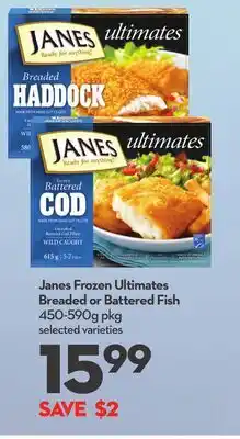 Longo's Janes Frozen Ultimates Breaded or Battered Fish offer
