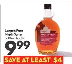 Longo's Longo's Pure Maple Syrup offer