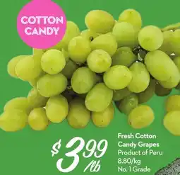Longo's Fresh Cotton Candy Grapes offer