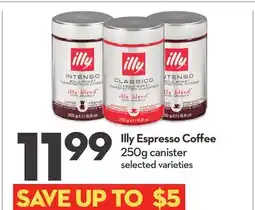 Longo's Illy Espresso Coffee offer