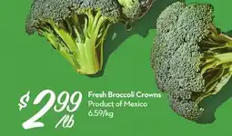 Longo's Fresh Broccoli Crowns offer