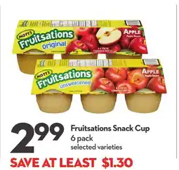 Longo's Fruitsations Snack Cup offer
