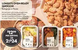Longo's LONGO'S OVEN-READY GNOCCHI offer