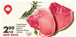 Longo's Fresh Ontario Centre-Cut Bone-in Pork Loin Chops offer