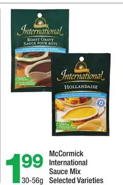 Highland Farms McCormick International Sauce Mix offer