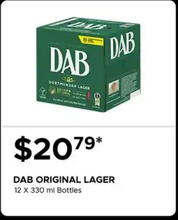 The Beer Store DAB ORIGINAL LAGER offer